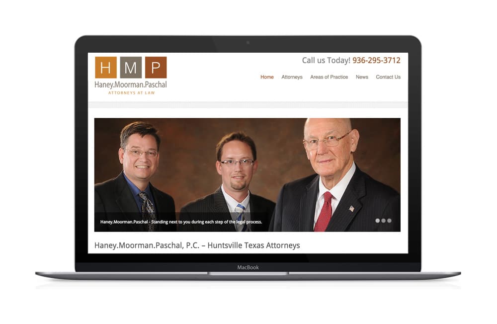 Haney-Moorman-Paschal Attorneys Web Design