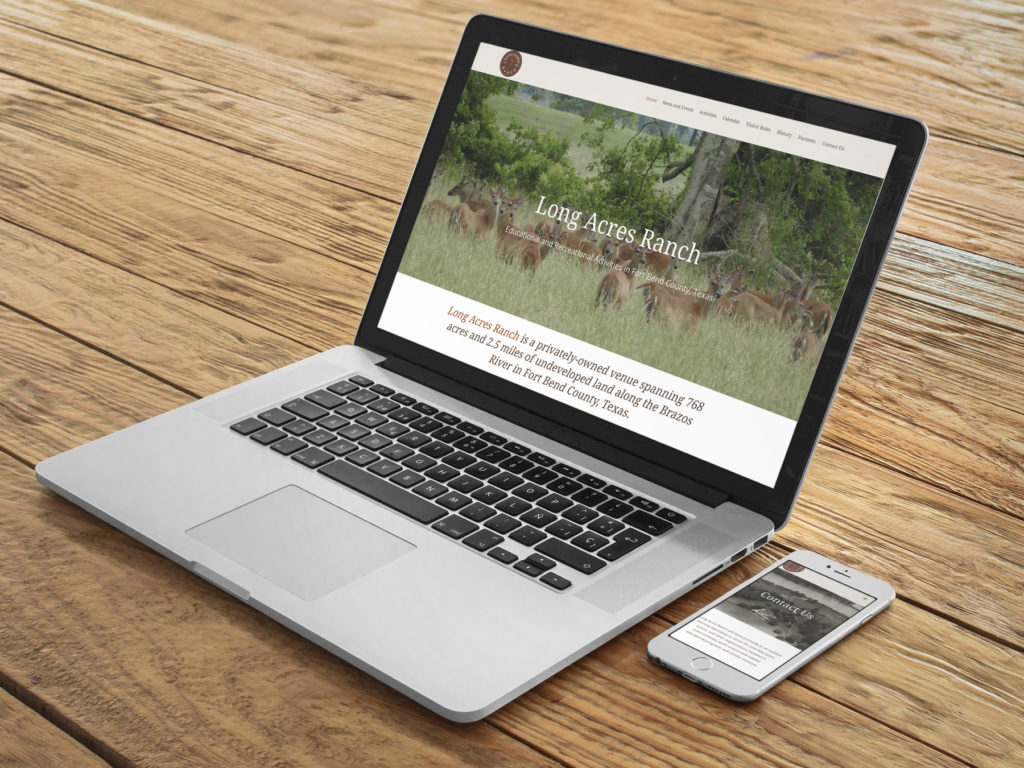Long Acres Ranch Website Design