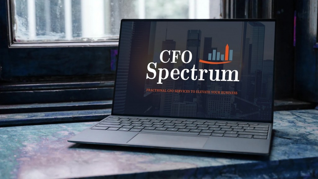 CFO Spectrum Website Design - Laptop