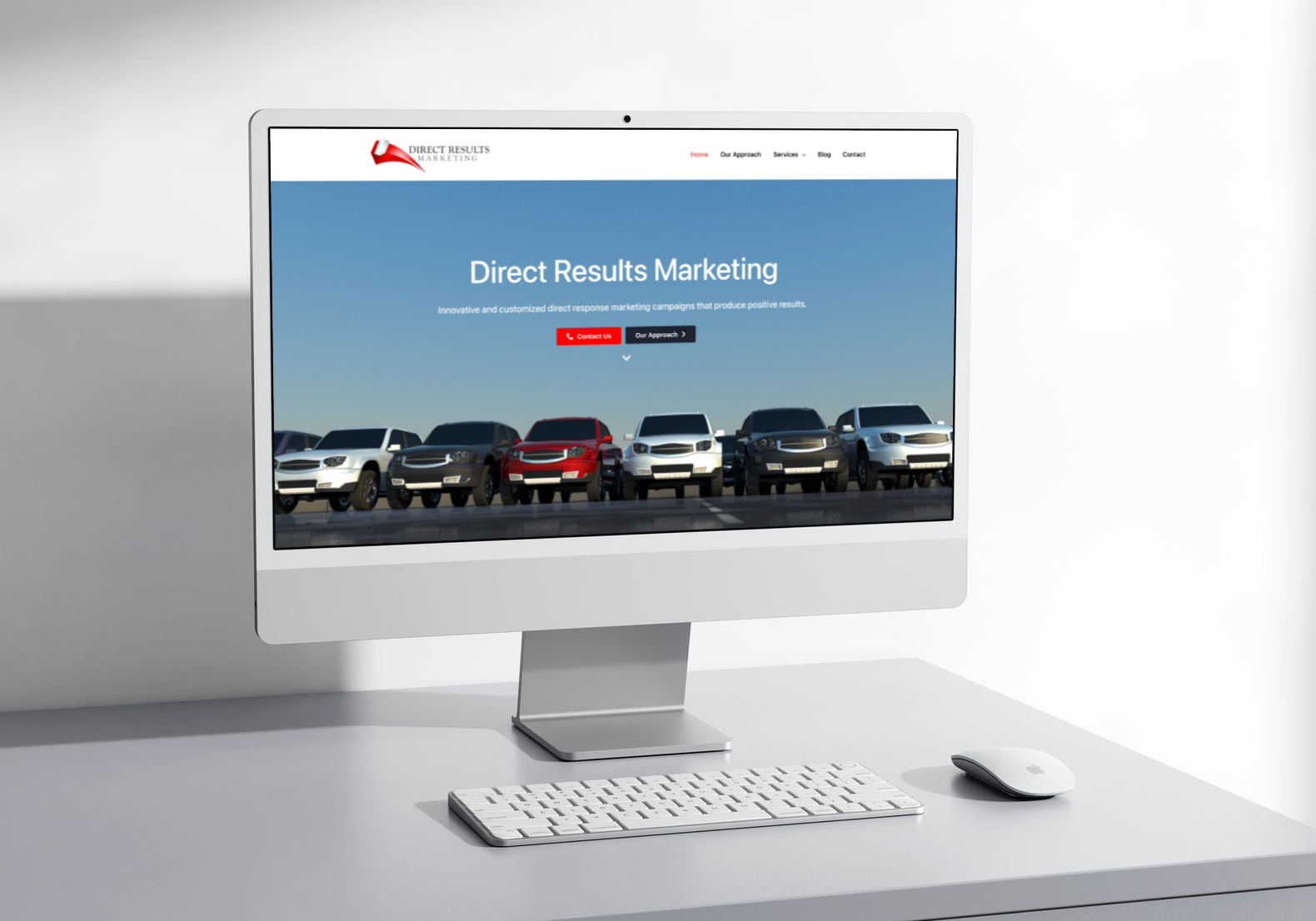 Direct Results Marketing Houston Website Design - Desktop