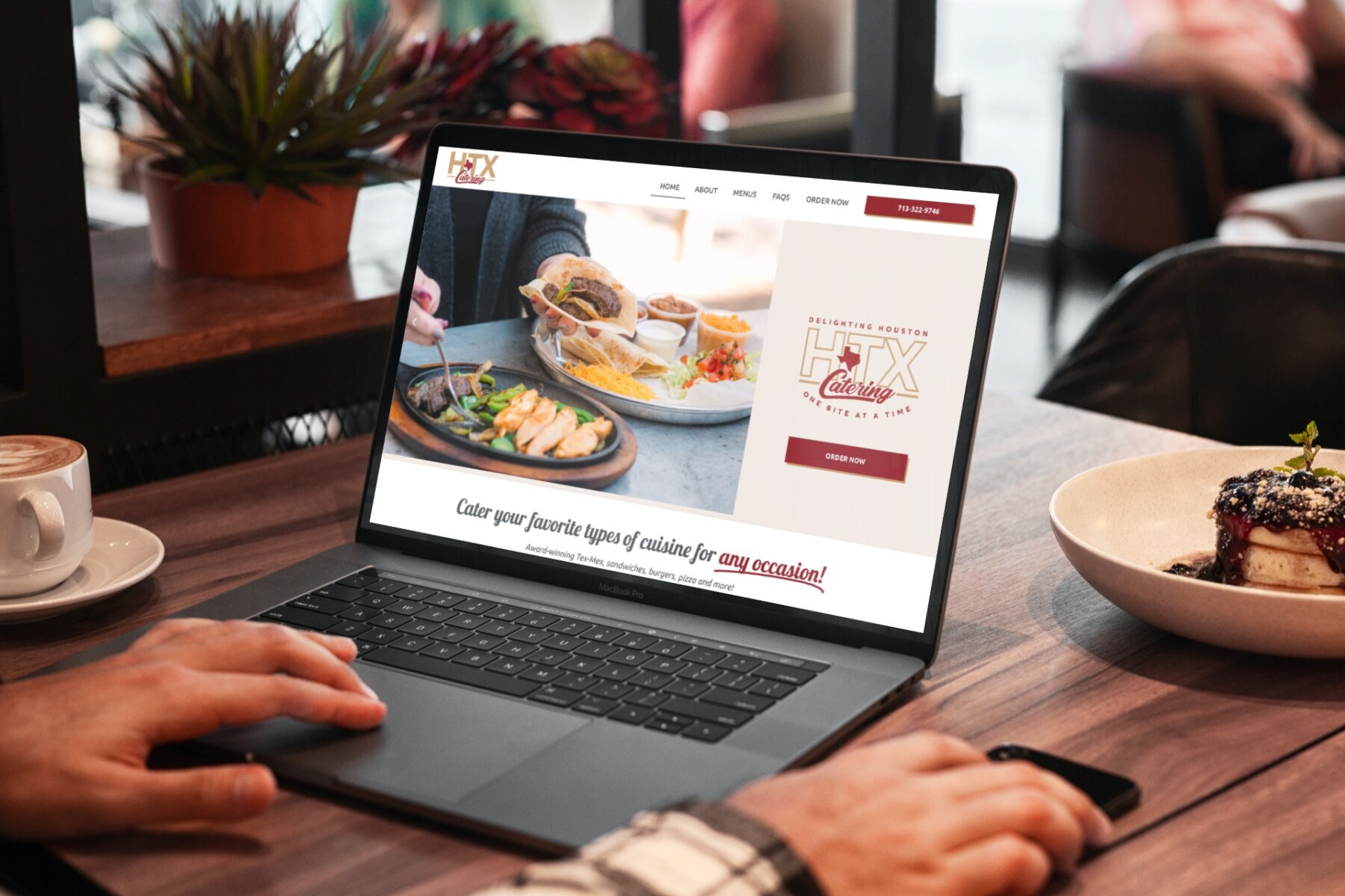 HTX Catering Web Design in Houston